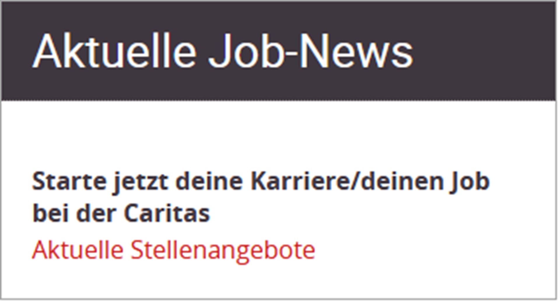 Aktuelle Jobangebote